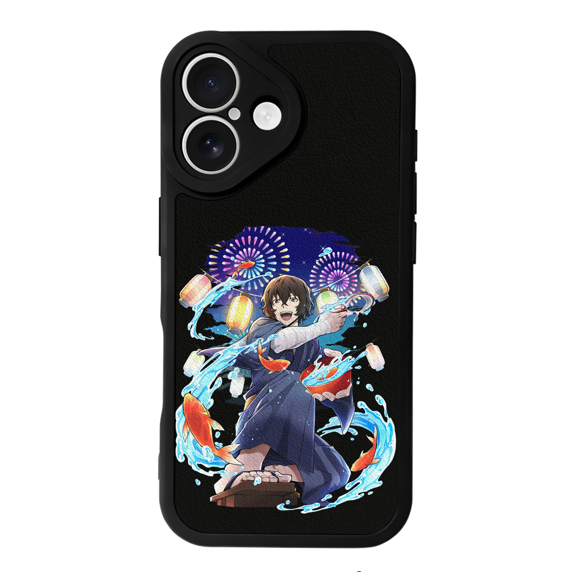 （画像用） 文豪ストレイドッグス Bungo Stray Dogs 【iPhone 16シリーズ対応】シリコンスマホケース（レザー調） 材質：シリコン